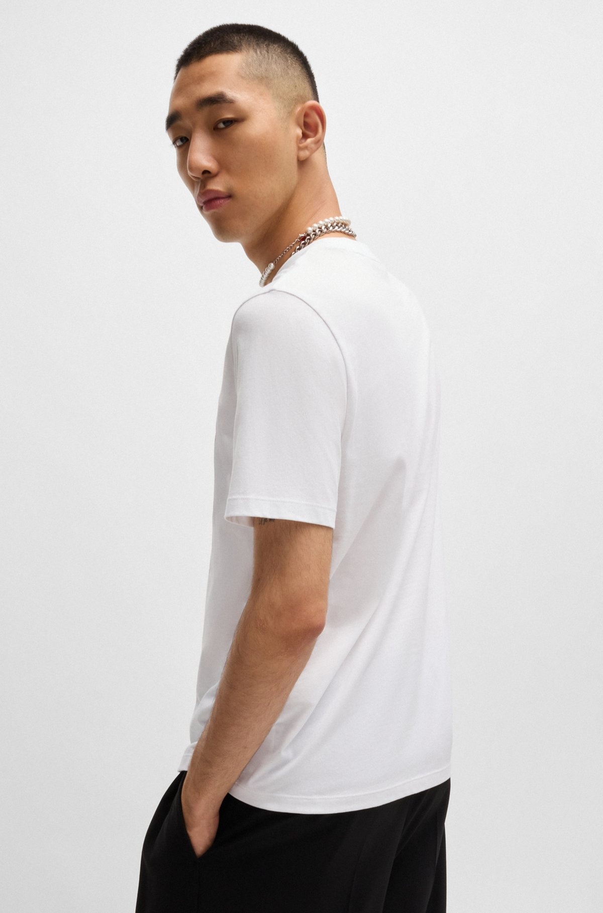 COTTON-JERSEY REGULAR-FIT T-SHIRT WITH SEASONAL ARTWORK - 5