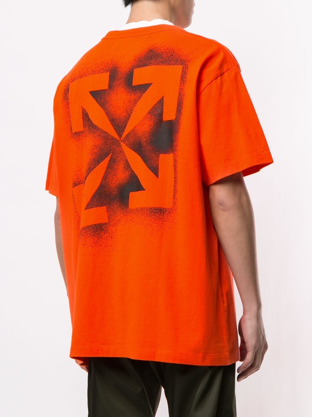 spray paint arrows T-shirt - 4