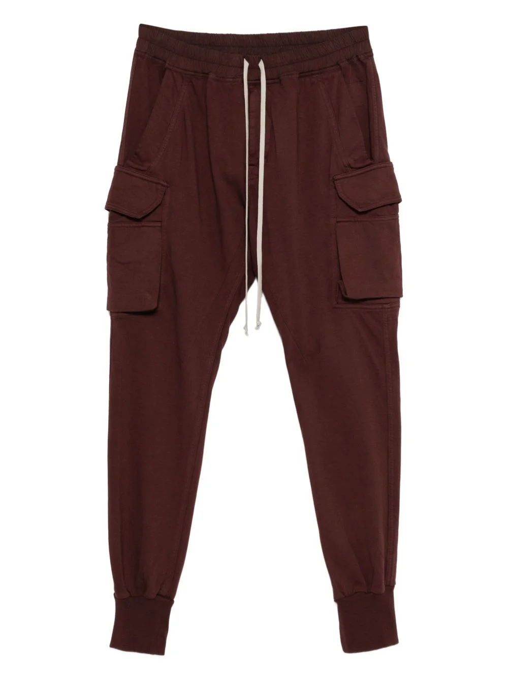 cargo pocket drawstring track pants - 1