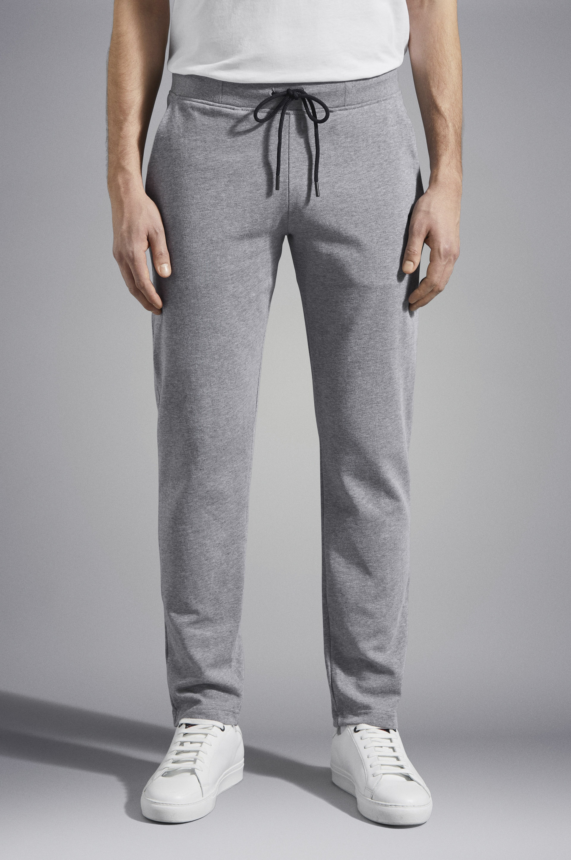 COTTON SWEATPANTS WITH ICONIC BADGE - 6