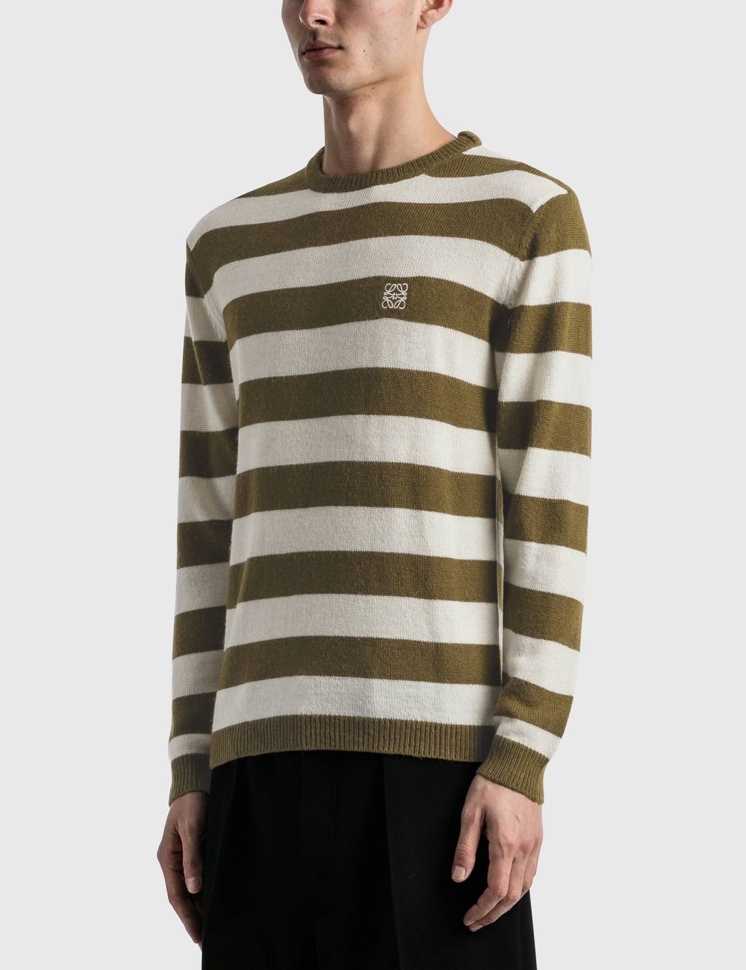 Stripe Anagram Sweater - 2