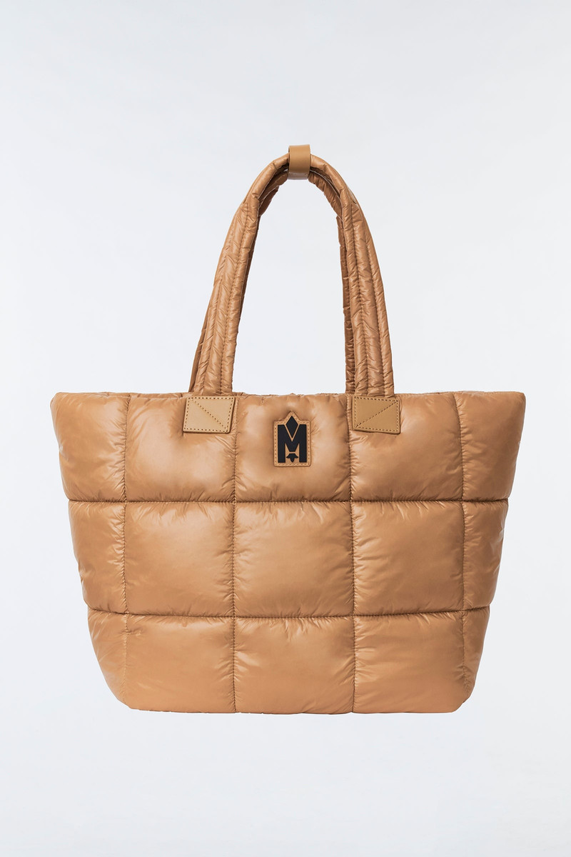 ROX square quilt tote with shoulder handles 1