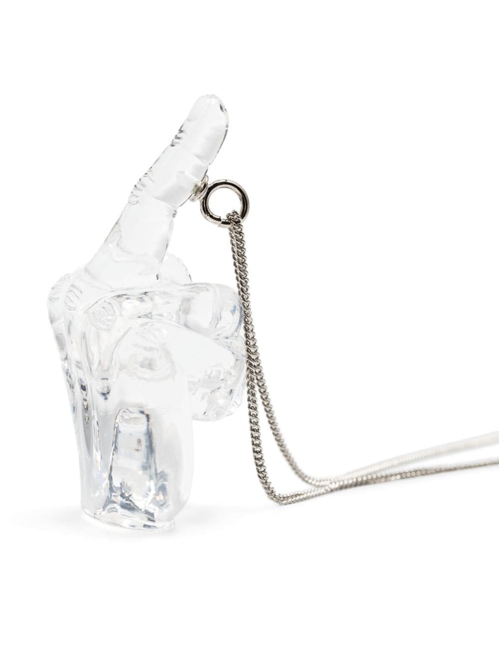 finger motif-pendant necklace - 3