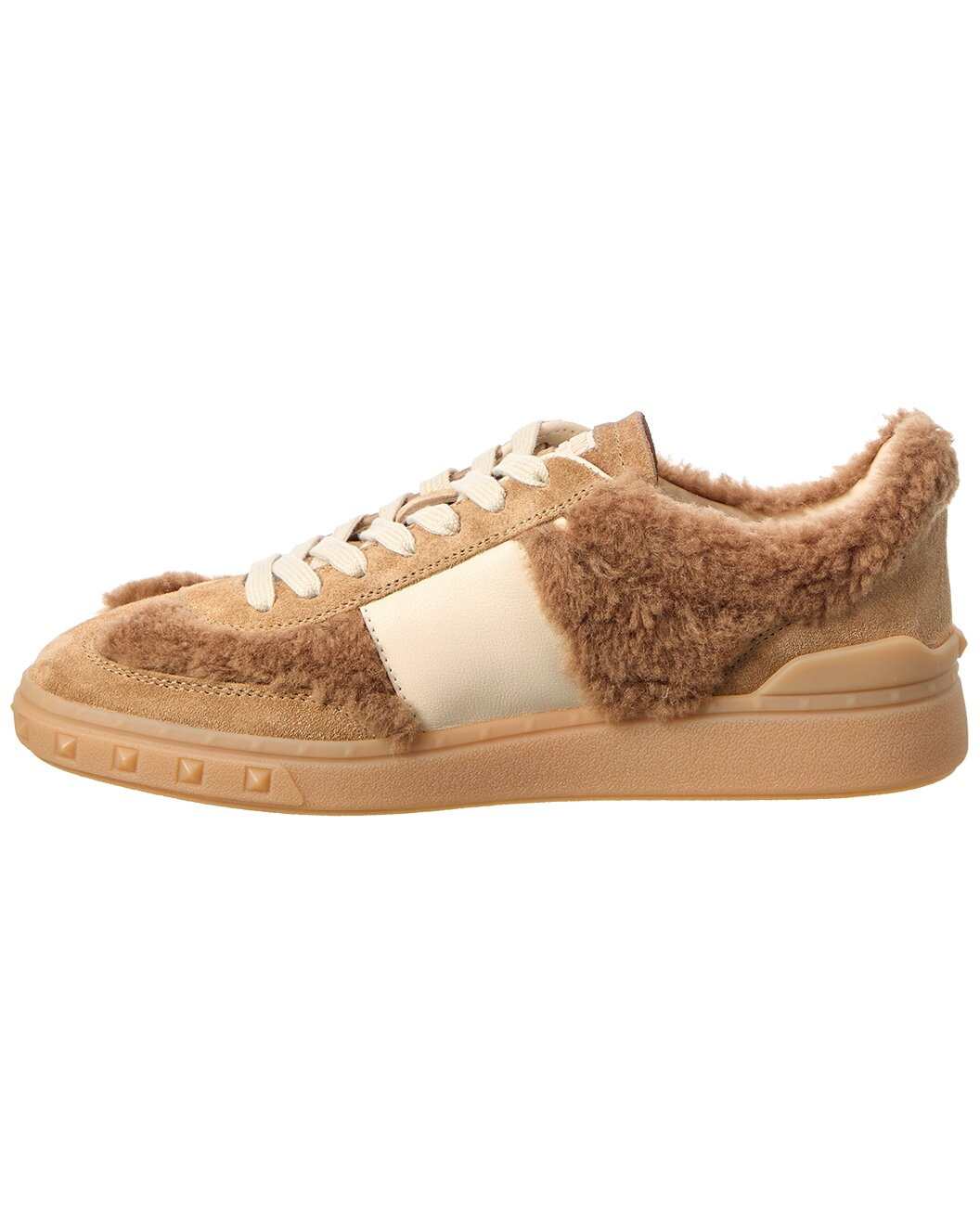 Valentino Upvillage Suede & Shearling Sneaker - 2