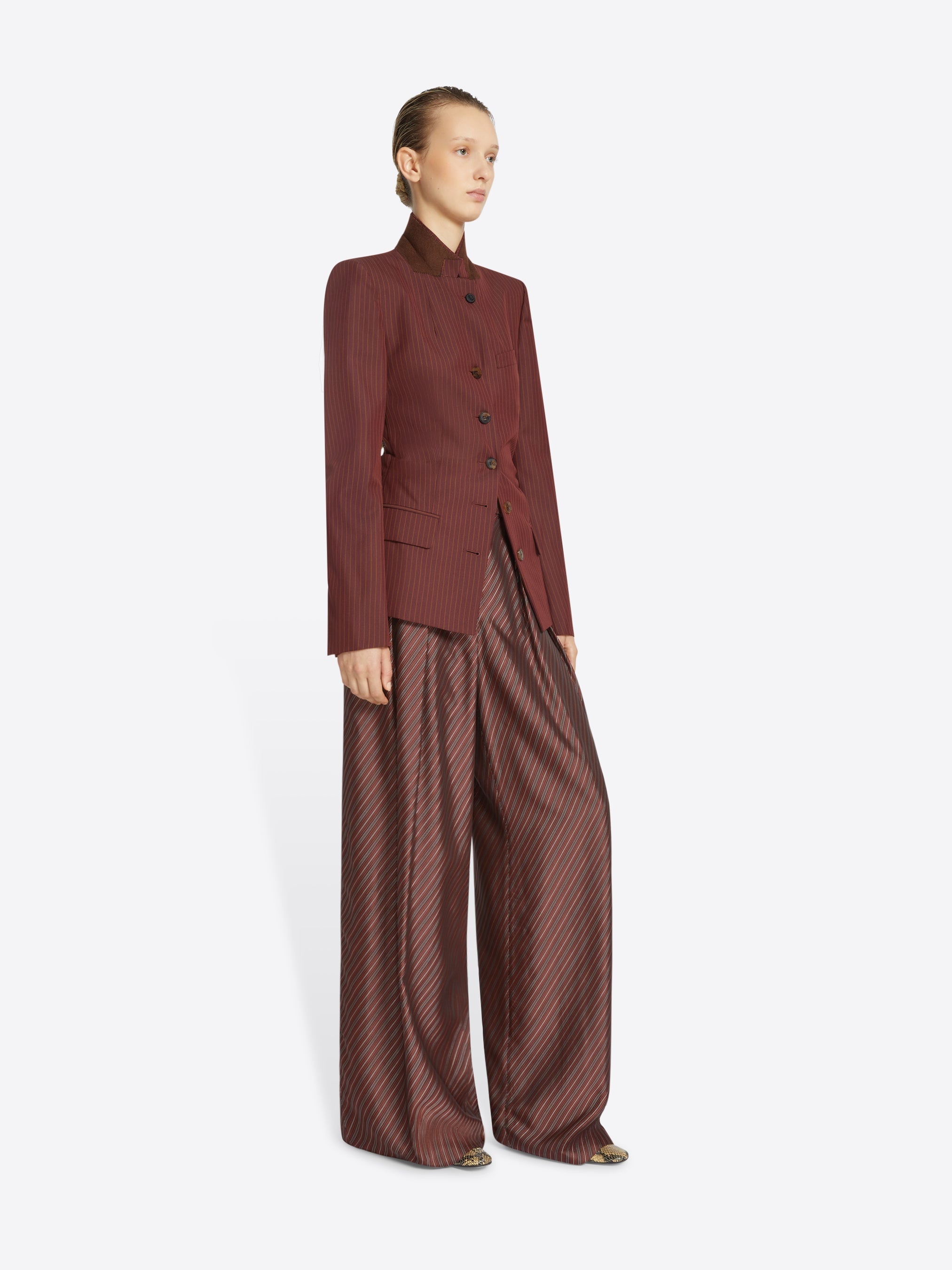 BELTED WOOL BLAZER - 3