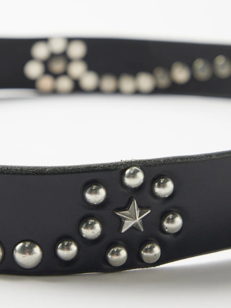 OUR LEGACY STAR FALL BRACELET Our Legacy Star Fall studded leather