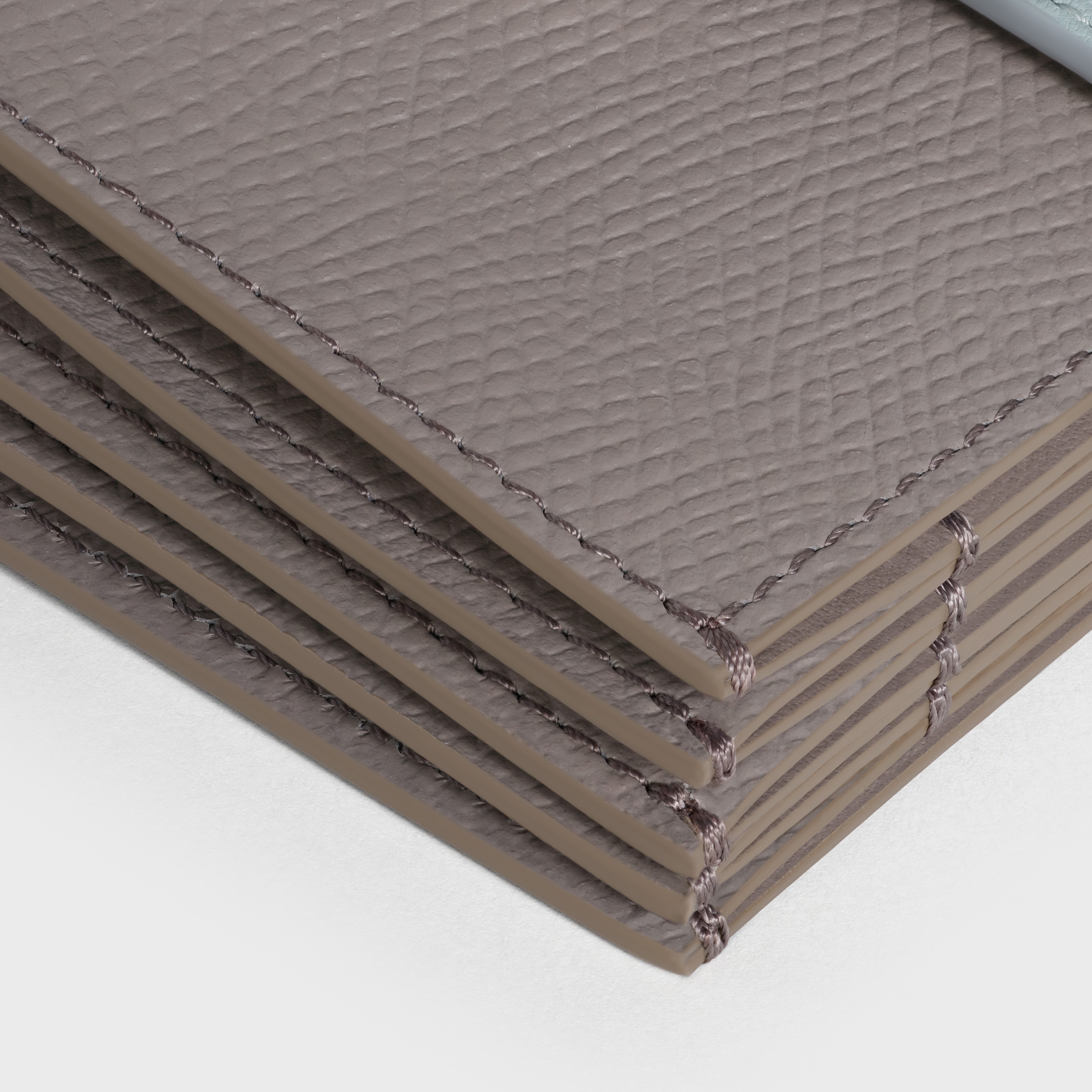 Accordeon card holder in Bicolour Grained Calfskin - 4