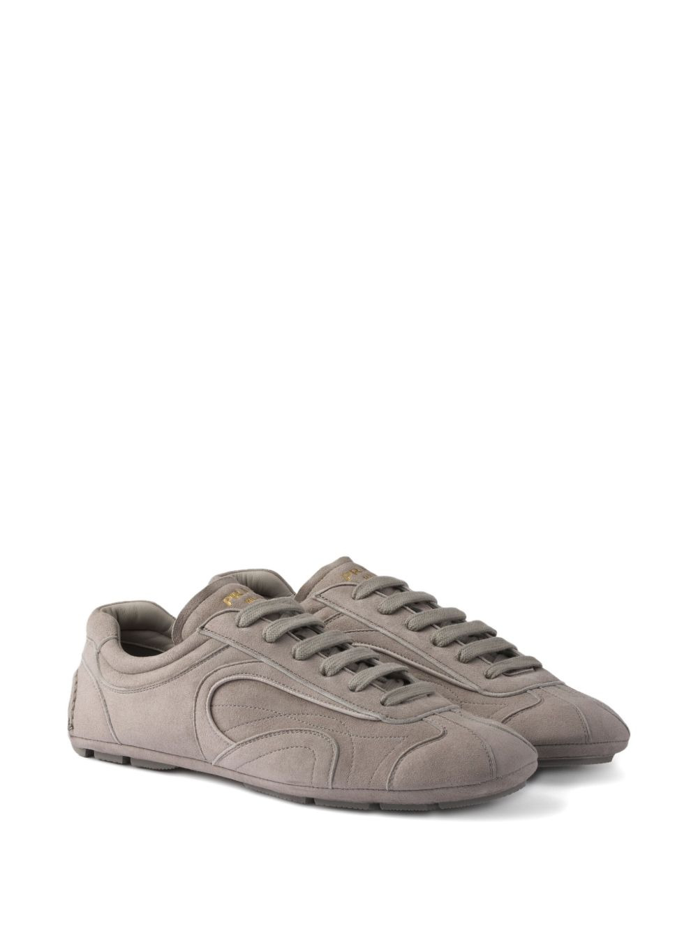 suede low-top sneakers - 2