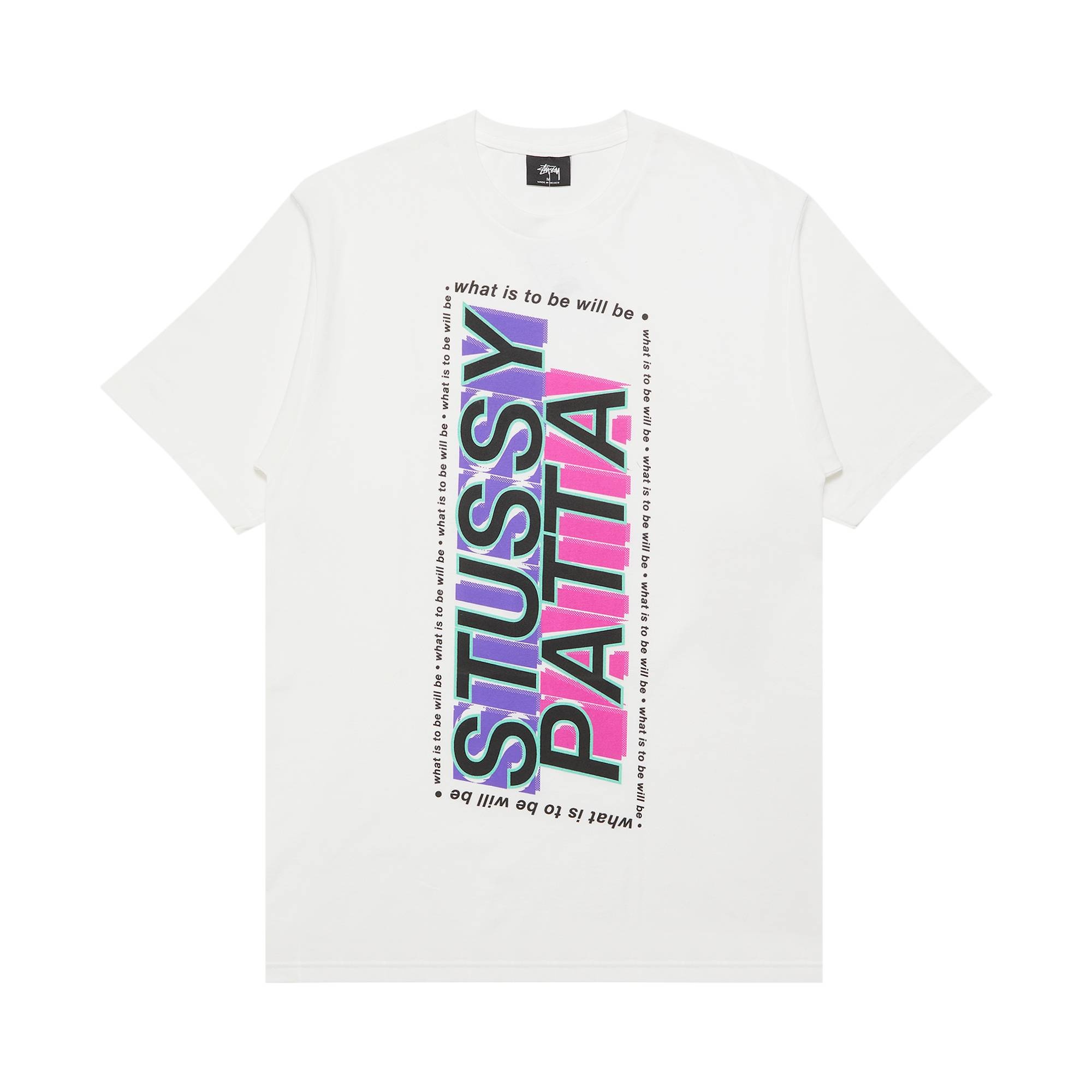 Stussy x Patta What it is to be will be Tee 'White' - 1