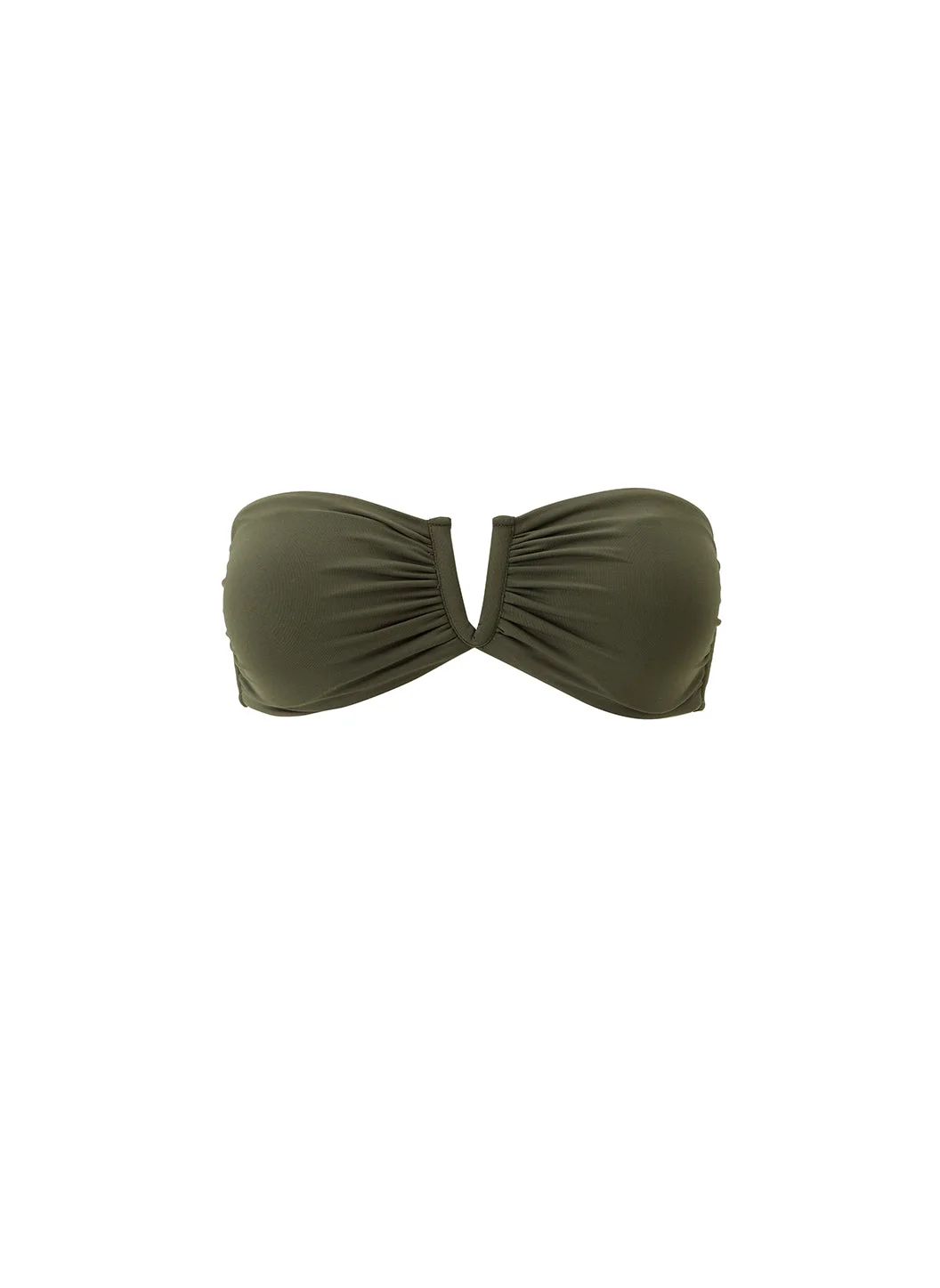 ALBA OLIVE BIKINI TOP - 1