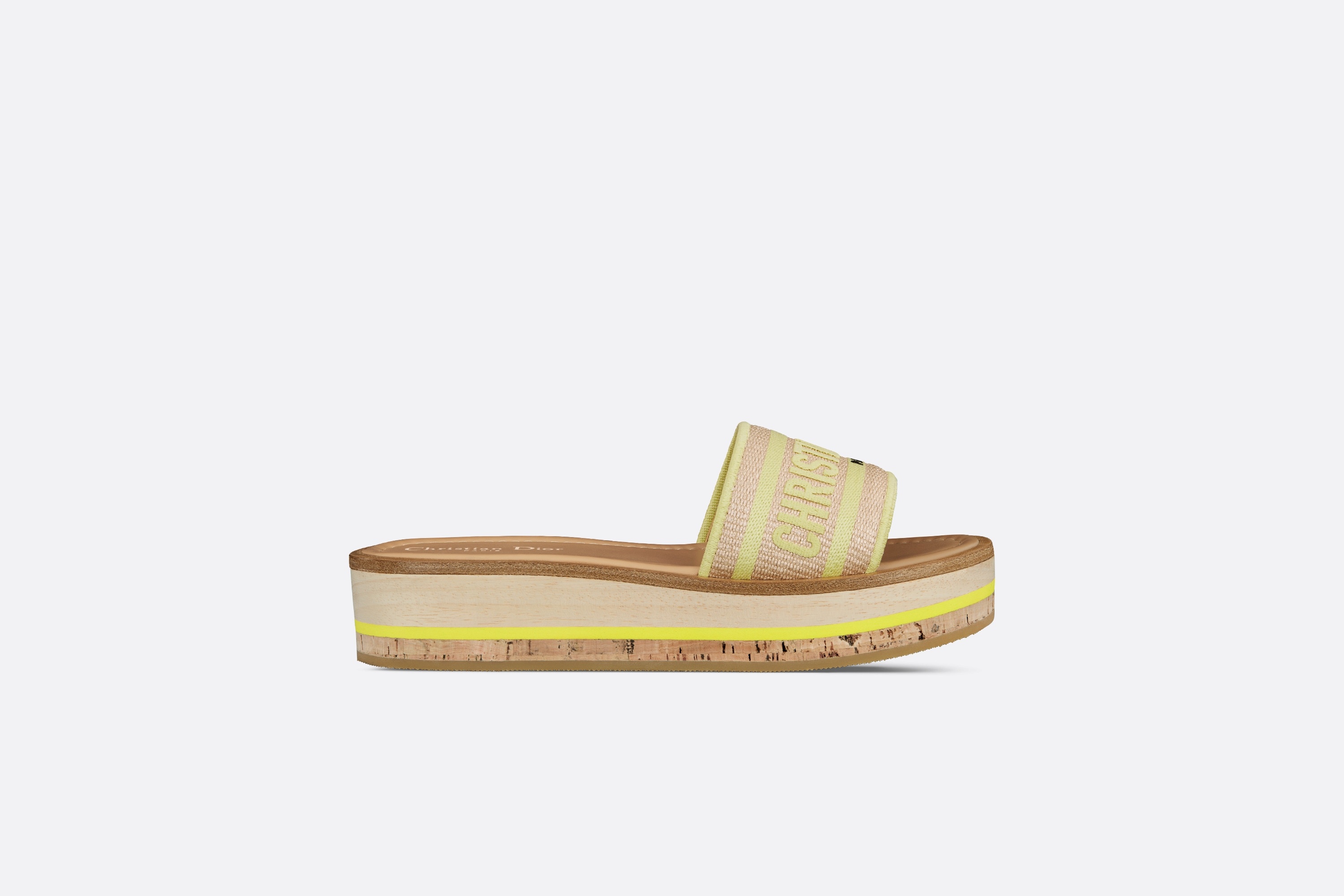 Dior Dioriviera Dway Platform Slide | dior | REVERSIBLE