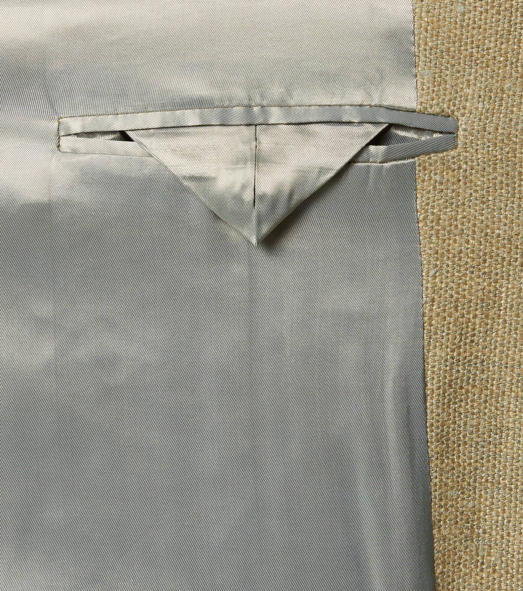 Robe linen and silk overcoat - 6