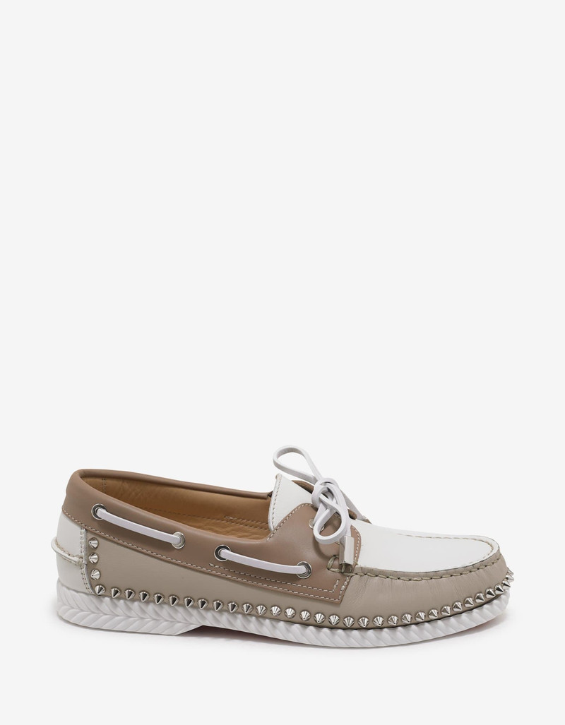 Christian Louboutin Christian Louboutin Steckel Colombe Beige Boat Shoes outlook