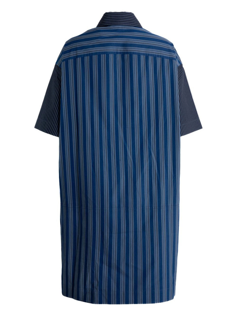 JW Anderson striped shirt mini dress outlook