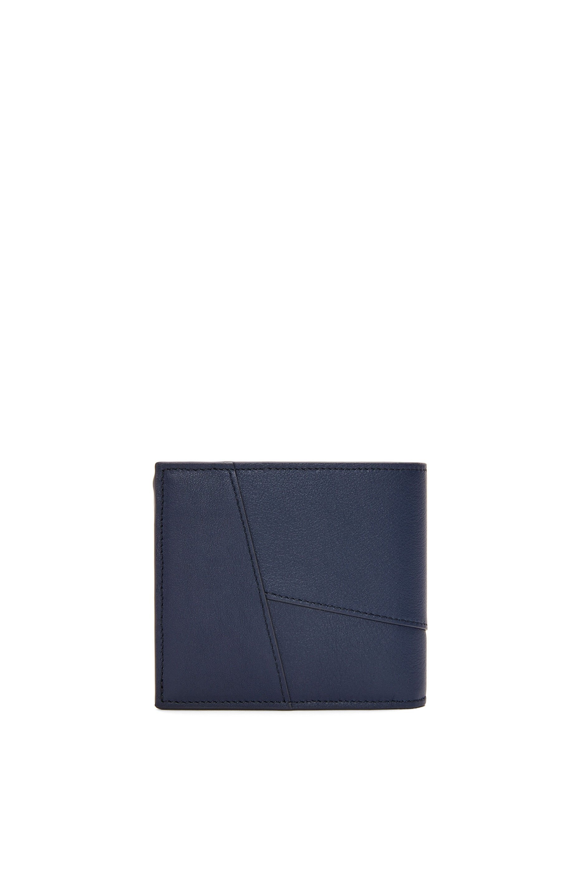 Puzzle bifold coin wallet in classic calfskin - 4