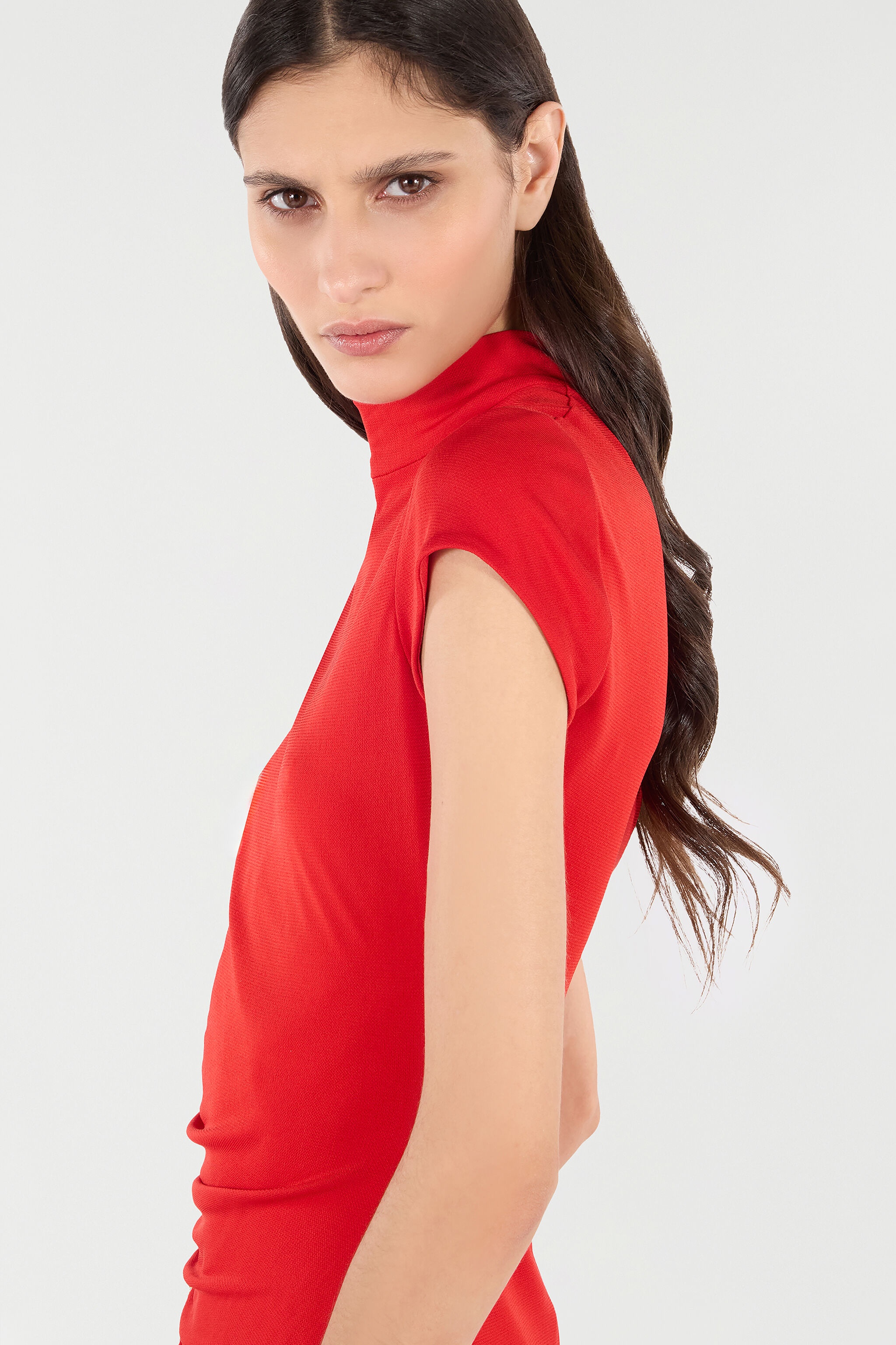 Mini Dress With Ruched Detail - 5