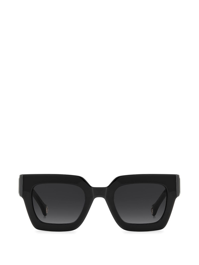 square-frame logo sunglasses 1