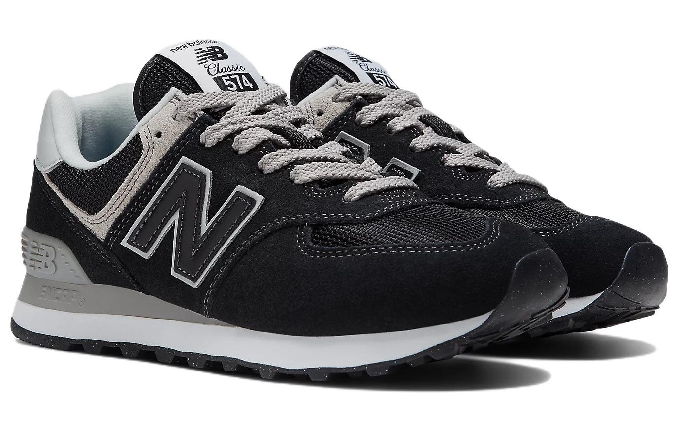 (WMNS) New Balance 574 Core Pack 'Black White' WL574EVB - 3