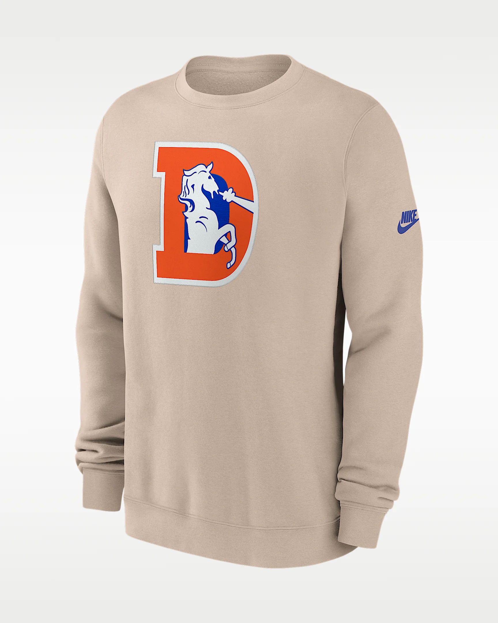 Denver Broncos Rewind Club Men's Nike NFL Pullover Crew - 1