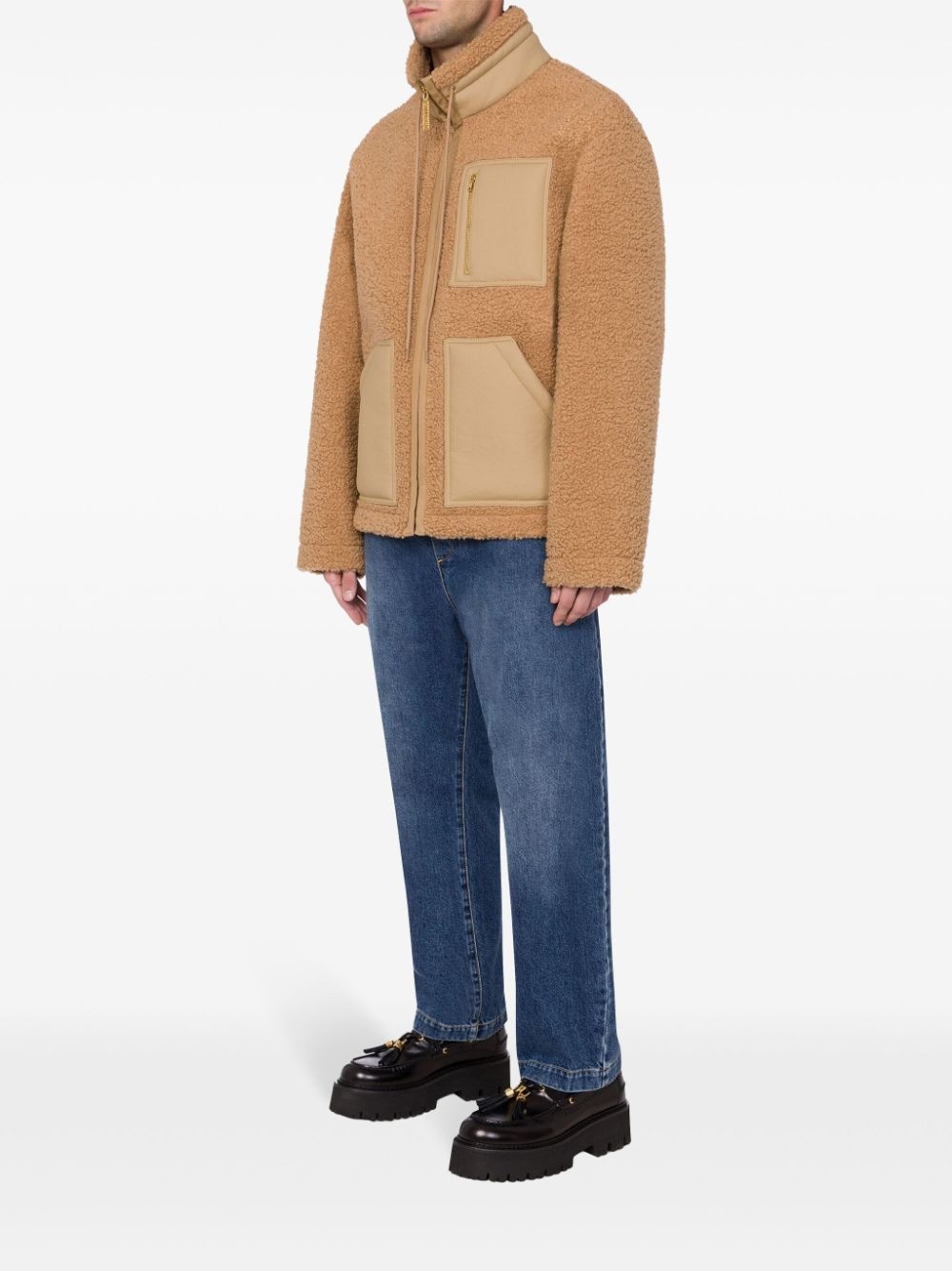 faux-shearling jacket - 2