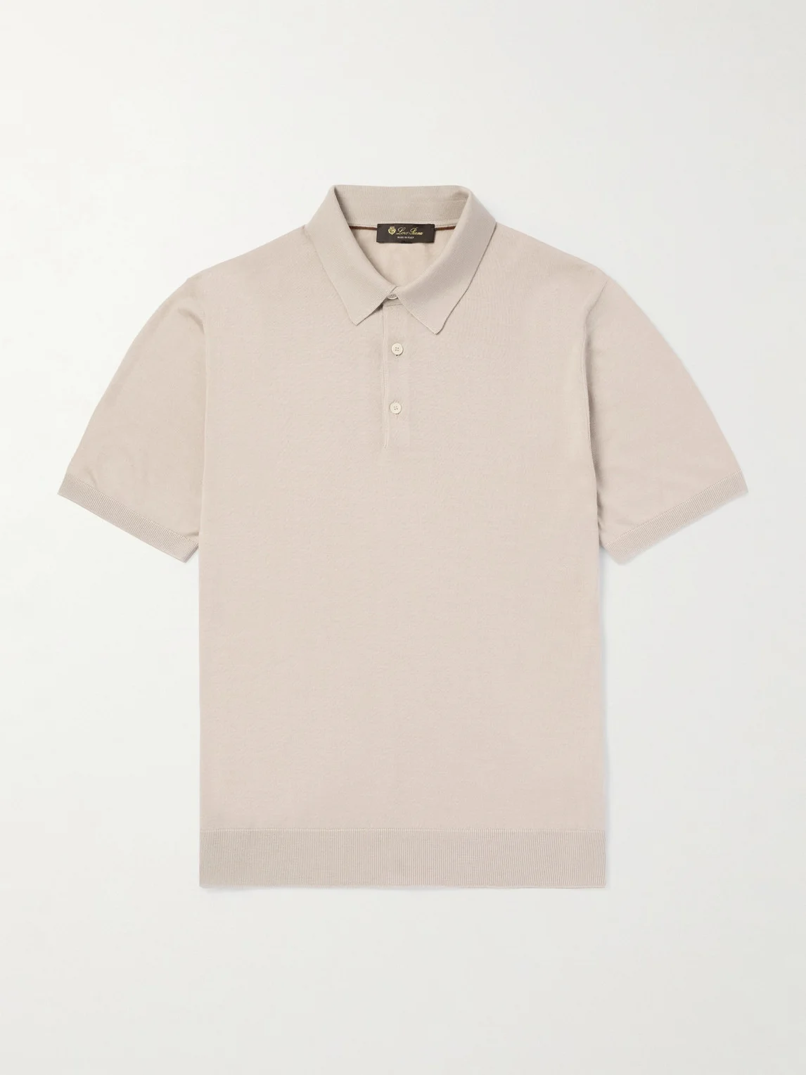 Slim-Fit Wool, Silk and Cashmere-Blend Polo Shirt - 1