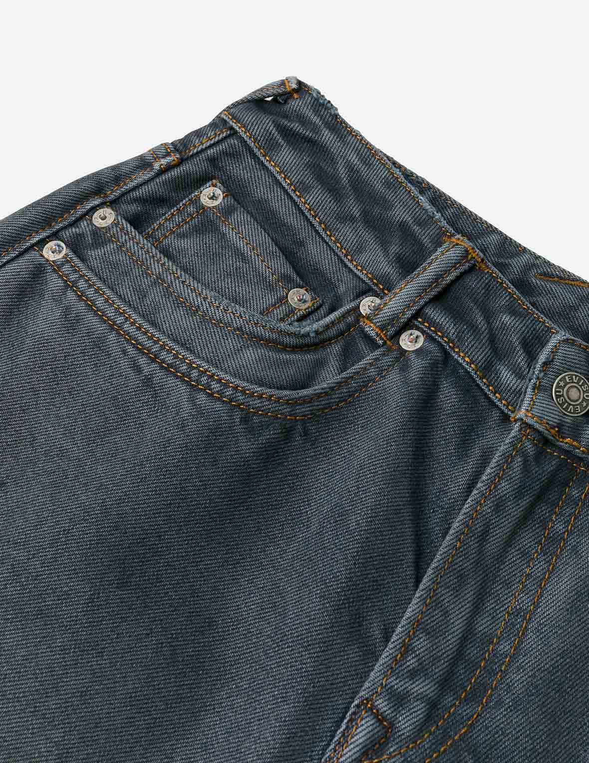 Multi-Pocket with Multi Logos Embroidery Cropped Jeans - 9