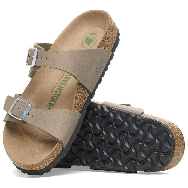 Birkenstock Sydney Vegan Synthetics Vegan Narrow Fit Sandals 'Gray Taupe' 1026700 6