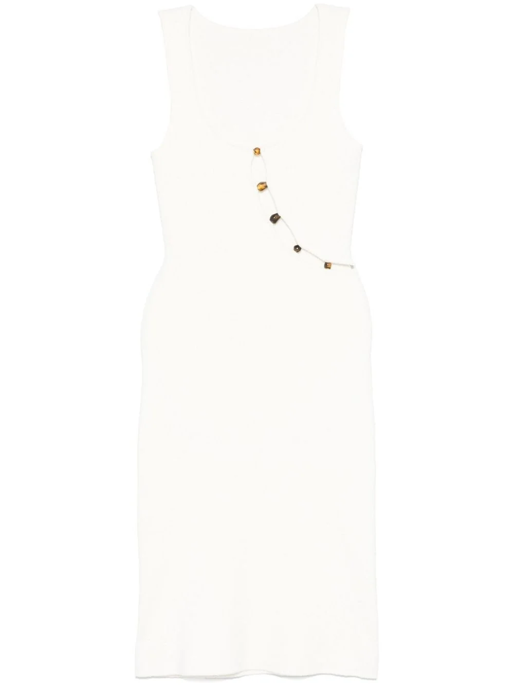 cut-out detailed dress - 1