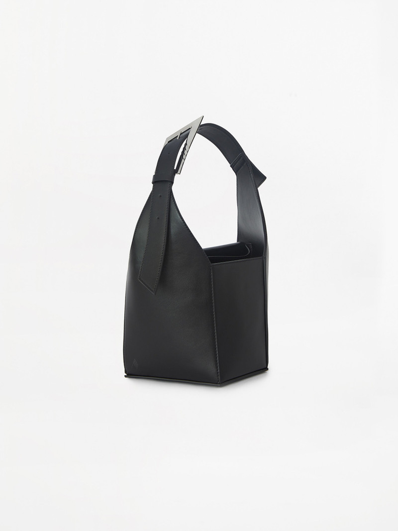 "6PM" BLACK SHOULDER BAG 2
