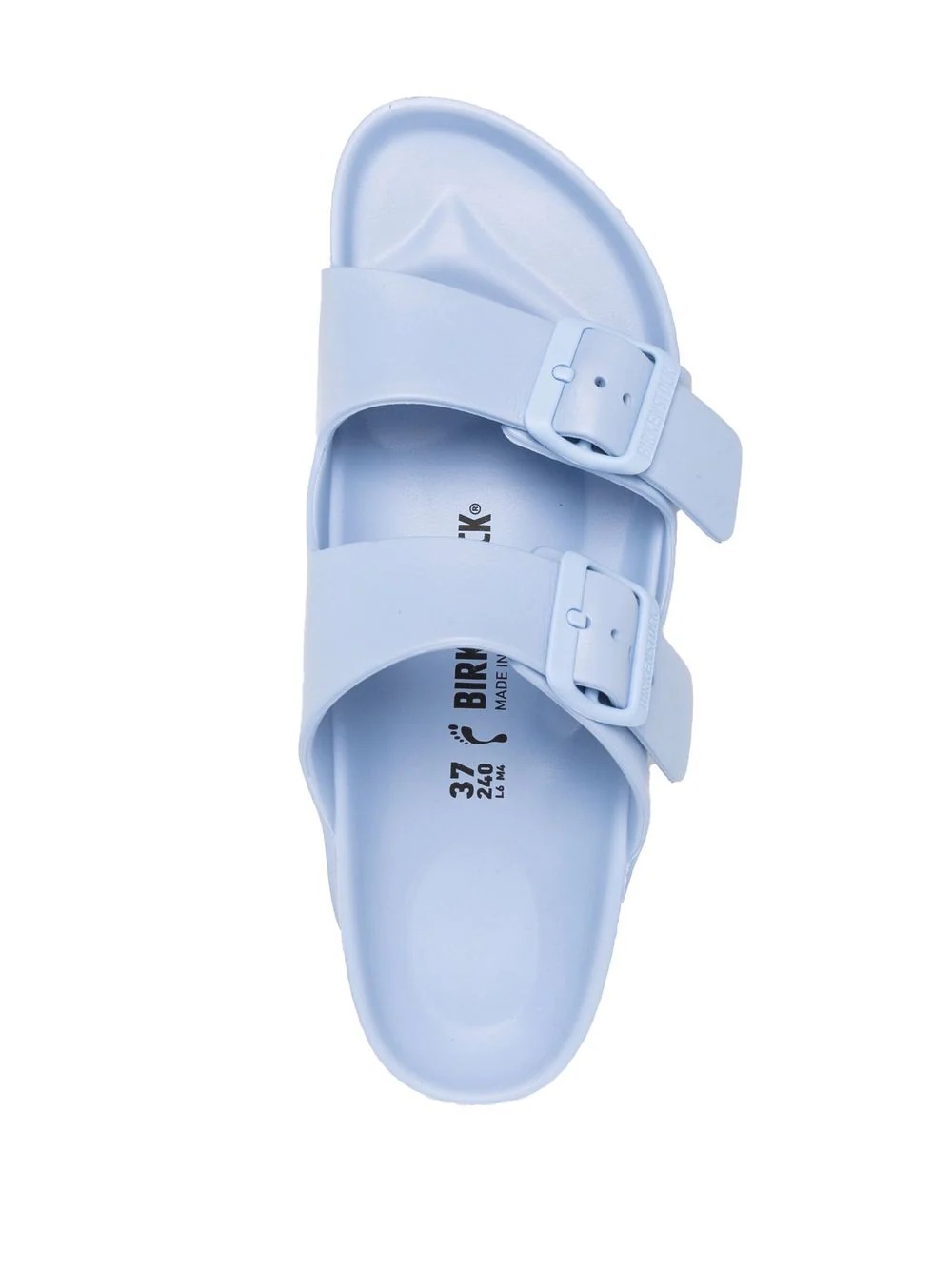 buckle-fastening flat sandals - 4
