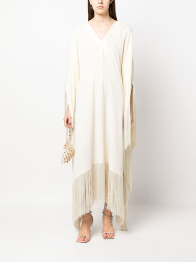 Taller Marmo asymmetric fringe-detail dress outlook