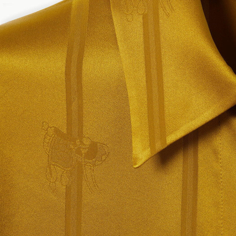 Equestrian silk jacquard shirt 6