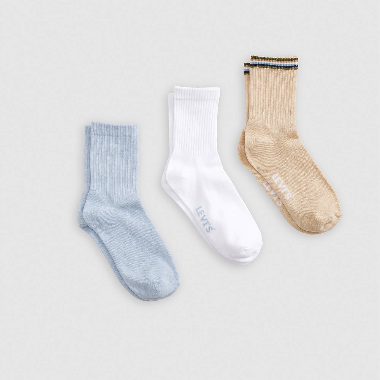 ARCHED HEADLINE LOGO SHORT CUT SOCKS - 1