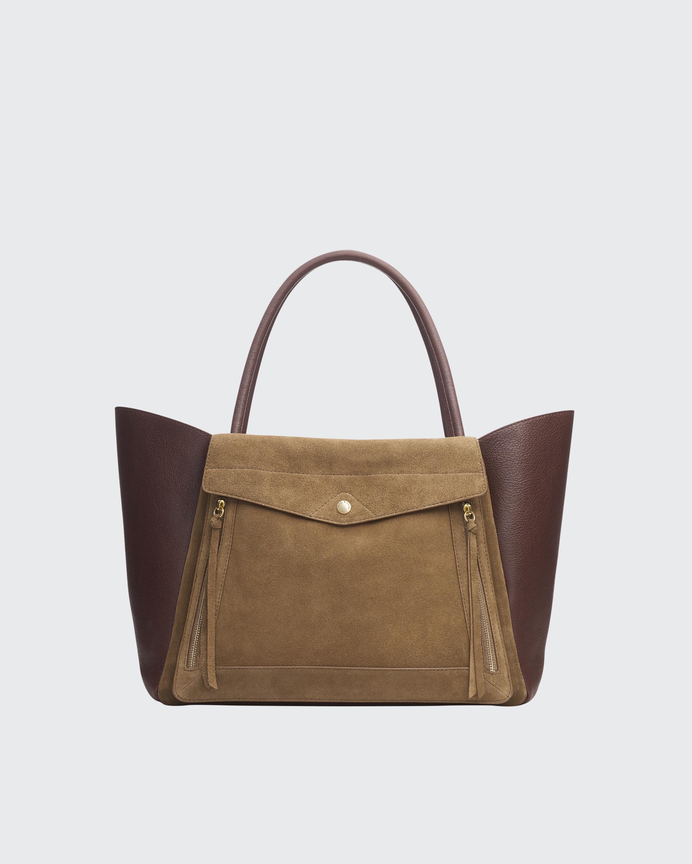 Runner Tote - Suede & Leather
Large Tote Bag - 1