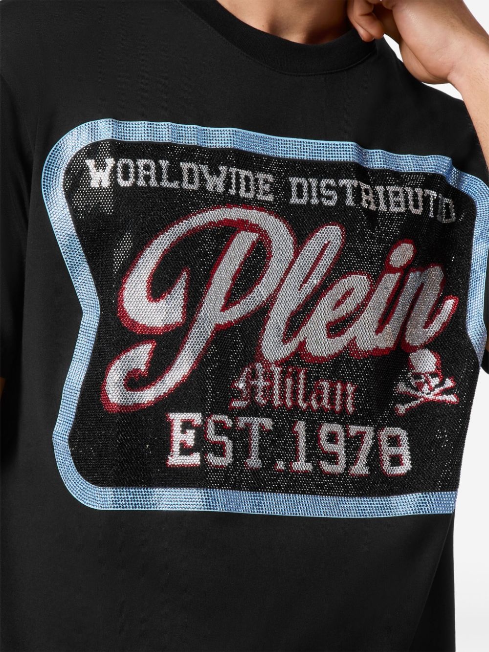 logo-patch crew-neck T-shirt - 5