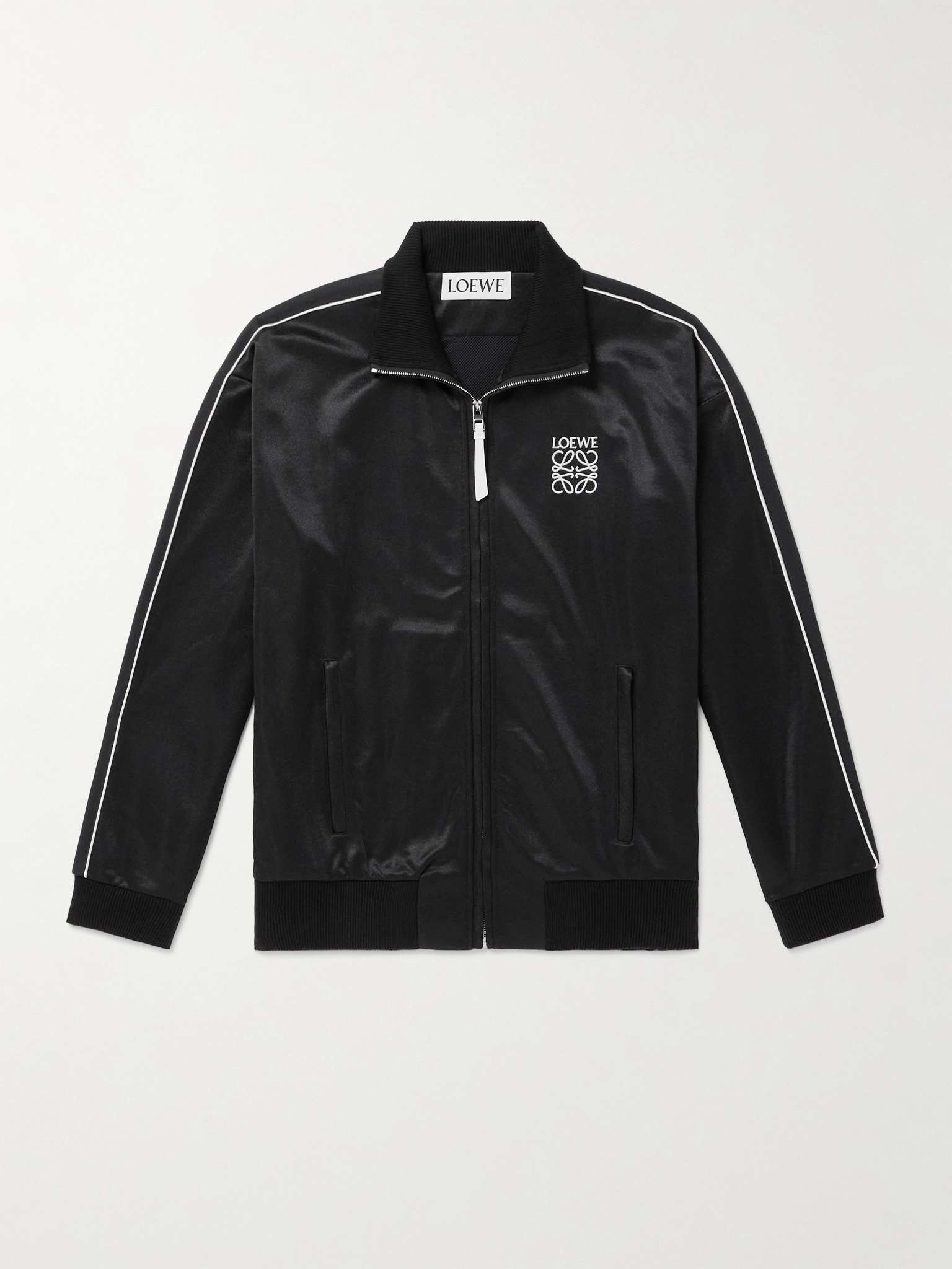 【LOEWE】Logo-Embroidered Satin-Jersey Track Jacket Loewe Logo-Embroidered Satin-Jersey Track Jacket | mrporter