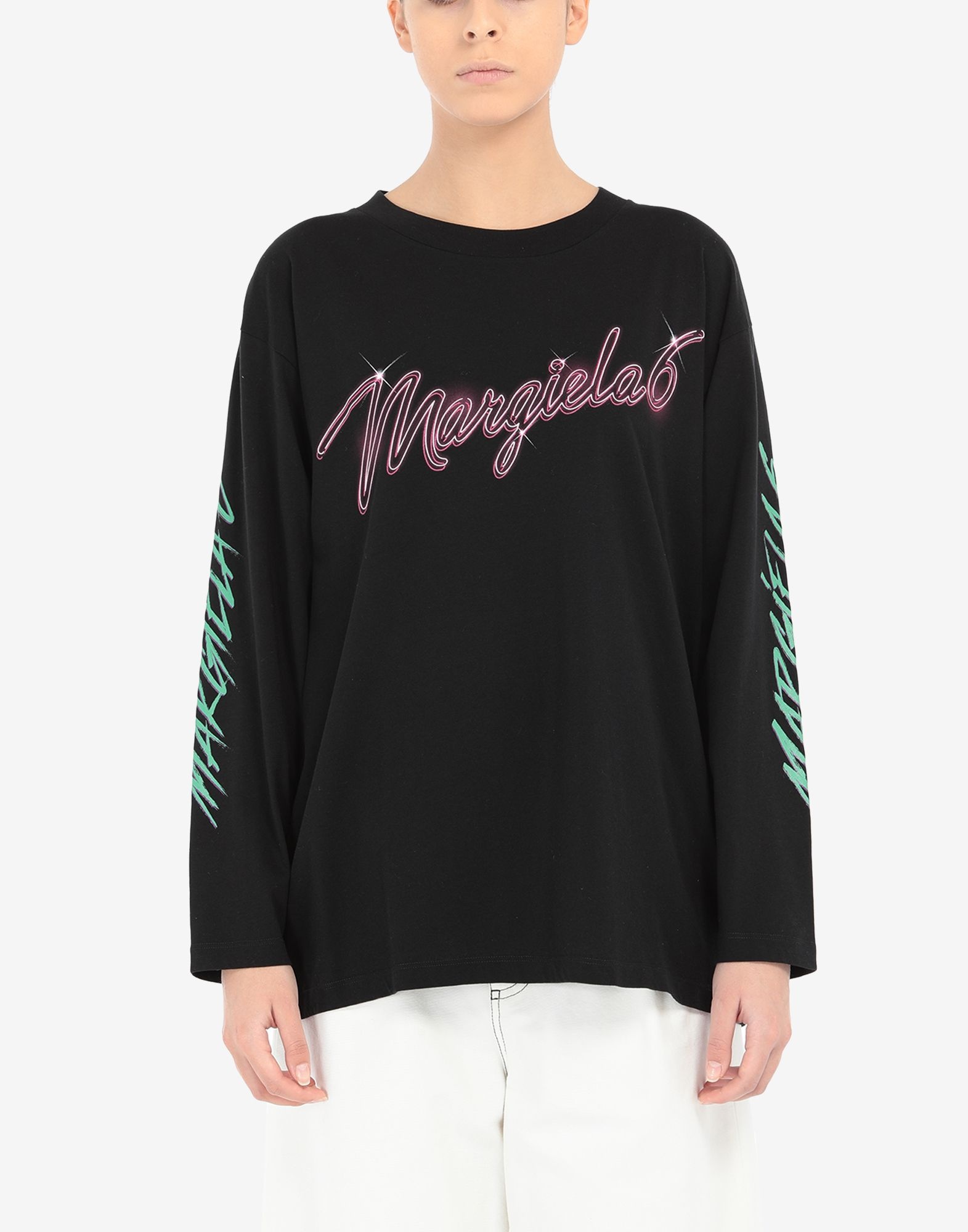 Margiela 6 neon logo top - 5