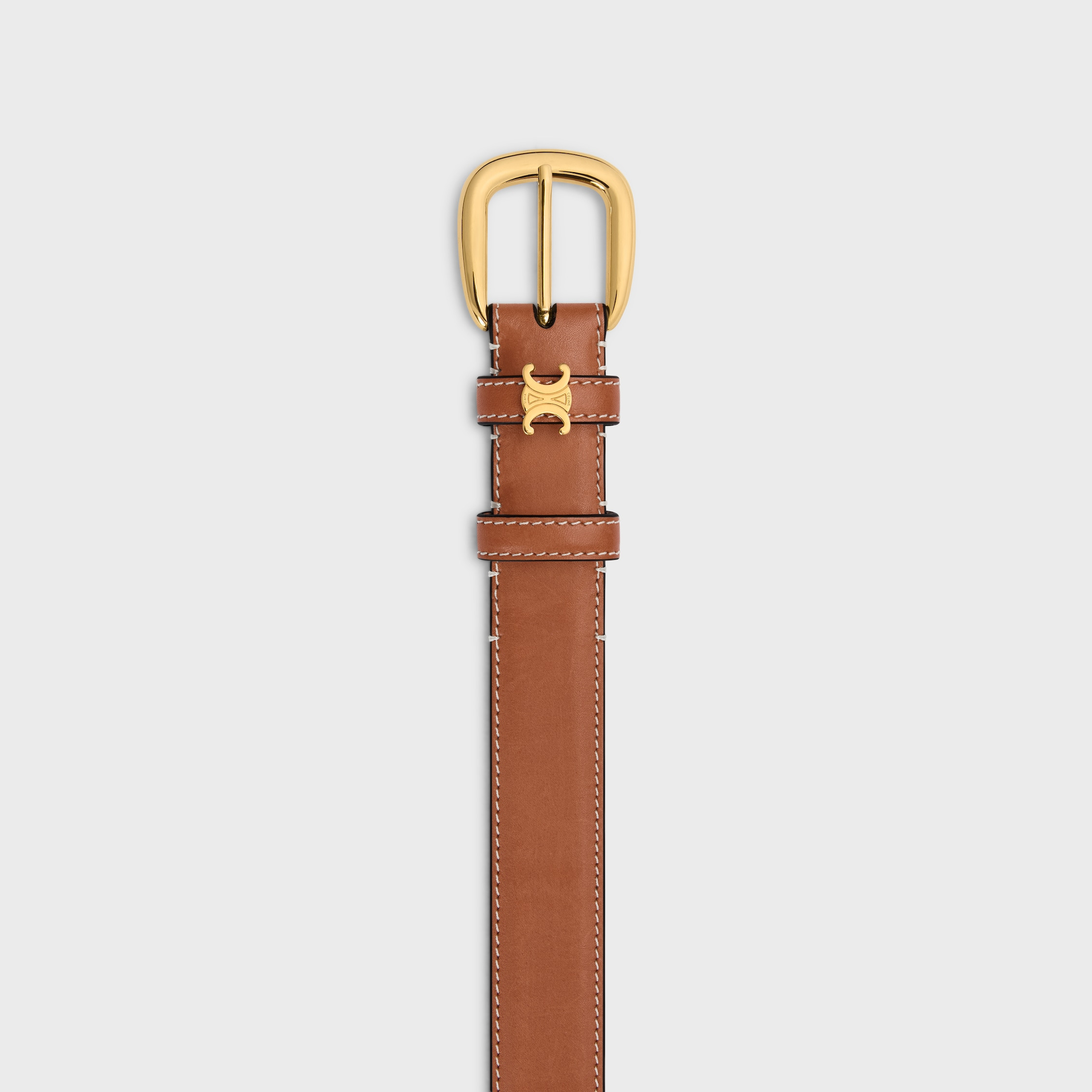 MEDIUM 25MM VIVIENNE BELT IN Natural Calfskin - 3