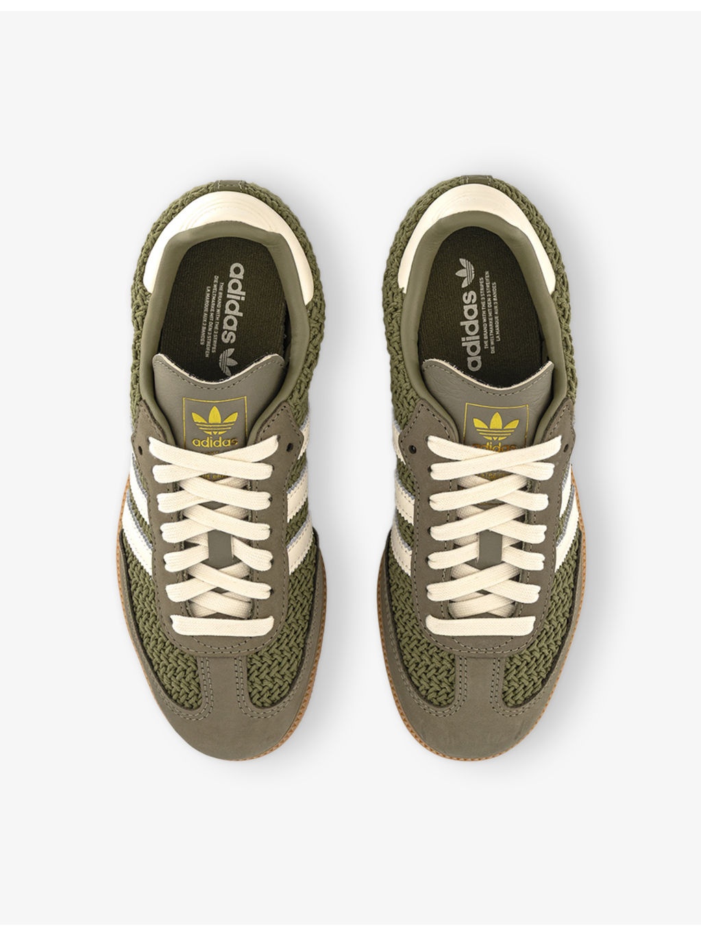 Samba OG Knitted and Suede Low-Top Trainers - 2