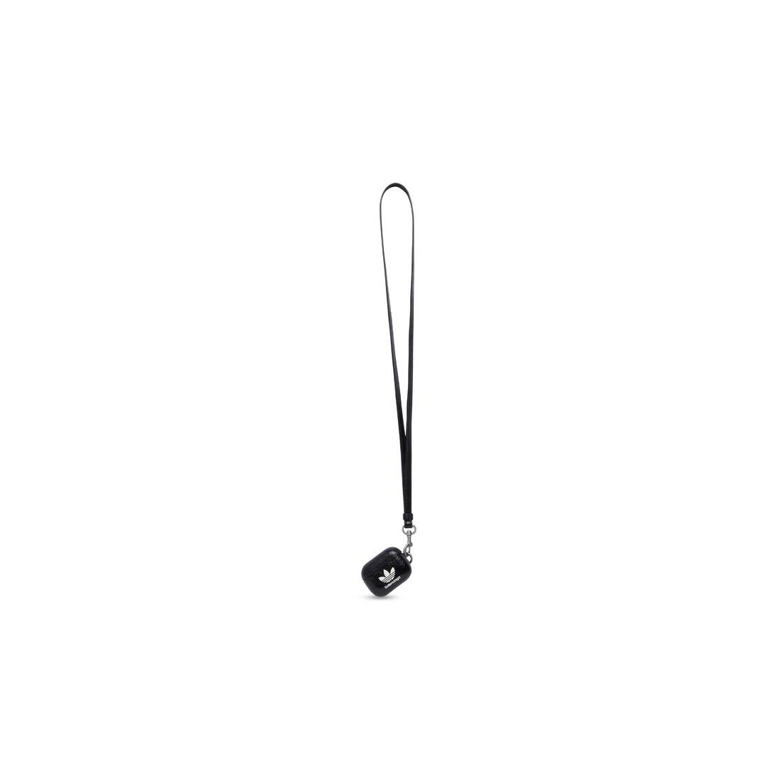 Men's Balenciaga / Adidas Earpods Holder With Strap in Black - 1