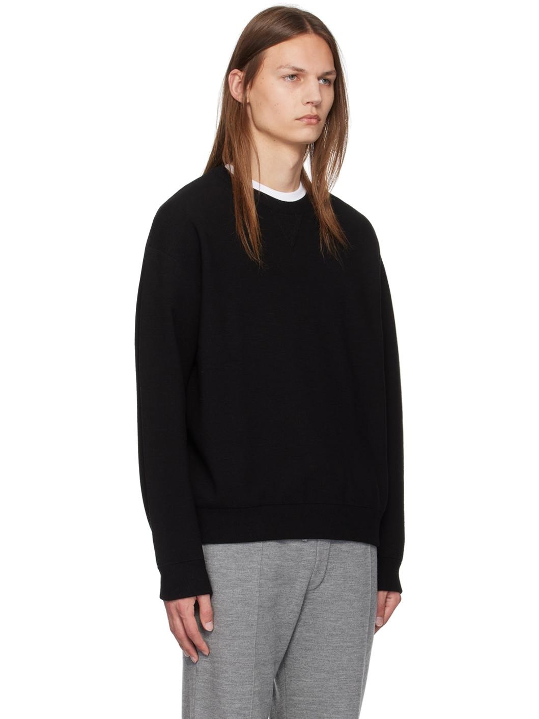 Black Crewneck Sweater - 2