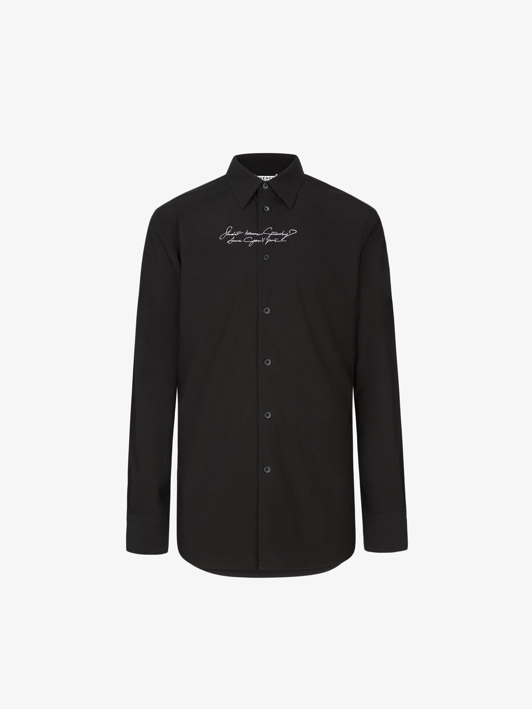 Studio Homme embroidered shirt - 1