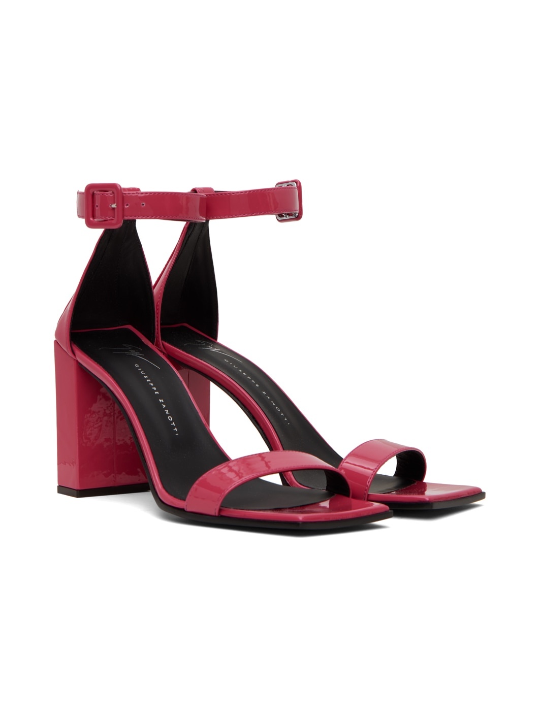Pink Shangay Heeled Sandals - 4