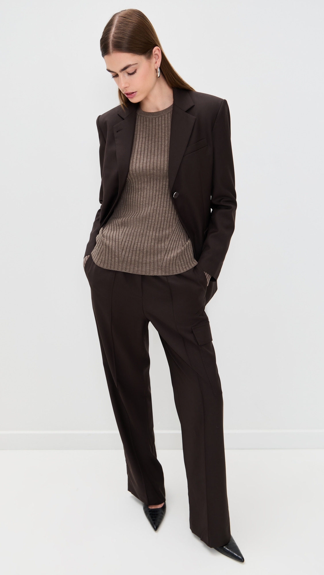 Open Back Ribbed Top - 4