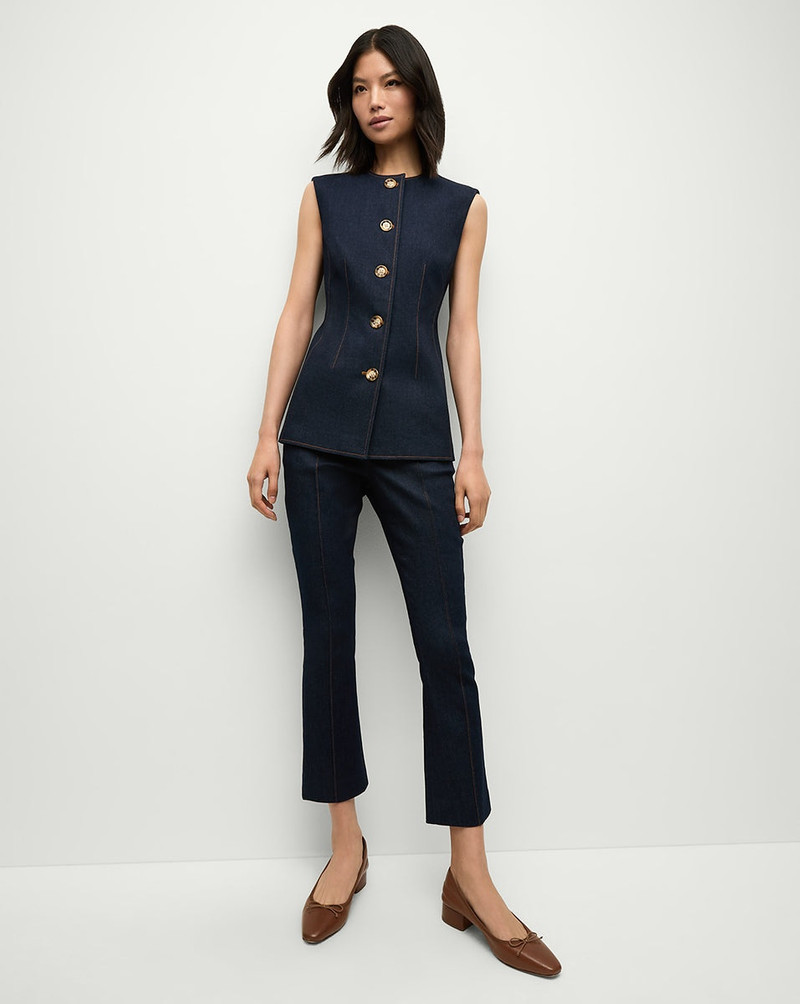 VERONICA BEARD TANI DENIM PANT outlook