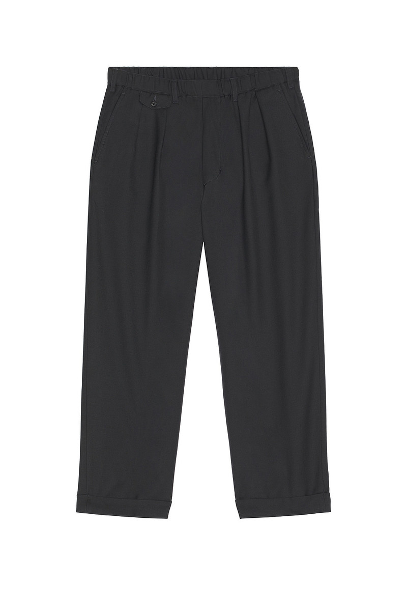 BEAMS PLUS 2 Pleats Relax Trousers Laundry Wool outlook