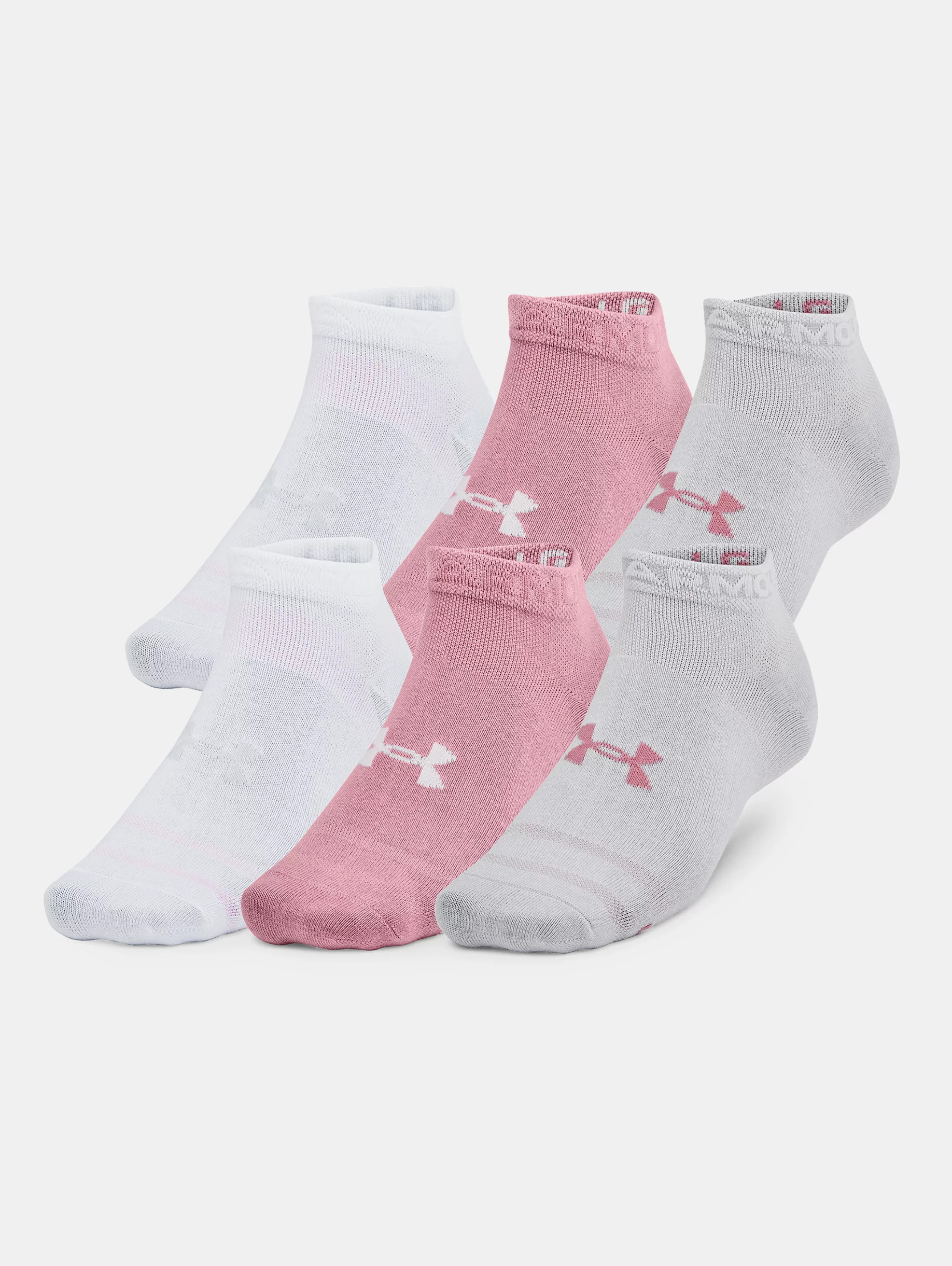 Unisex UA Essential 6-Pack Low Cut Socks - 3