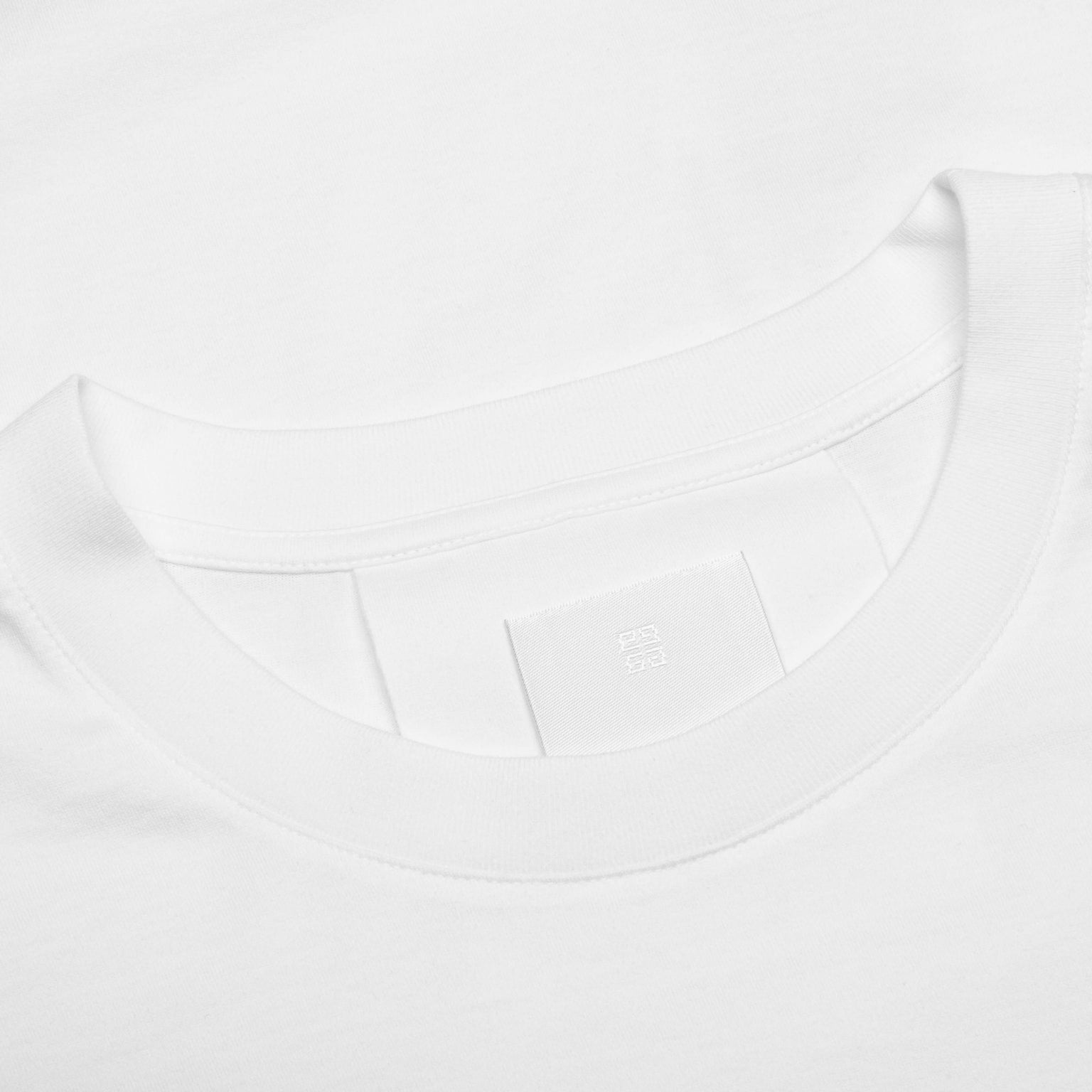 GROS GRAIN IN COTTON T-SHIRT - WHITE - 3