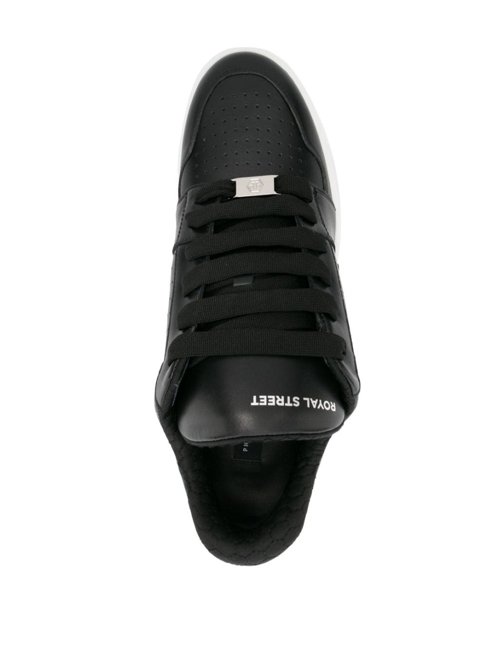 Lo-Top embossed-logo sneakers - 4