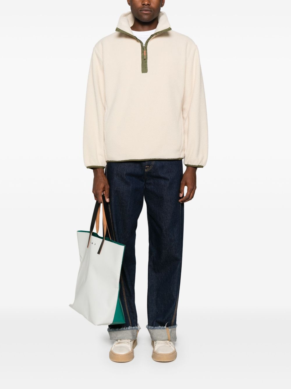 zip-up sweatshirt - 2